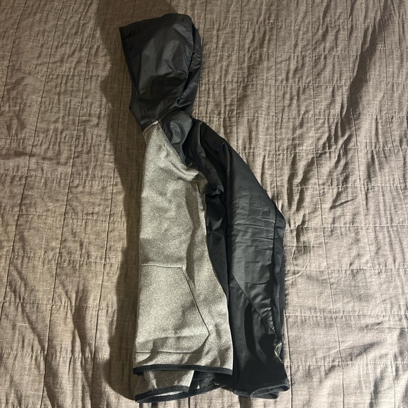 Nike Women's Two-Tone Hoodie in Black and Gray - Picture 1 of 3